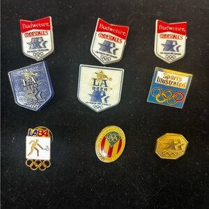 9-USA Olympic LA 1984 Pins
